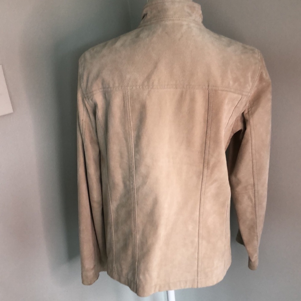 Chico’s leather suede zip jacket - Picture 3 of 7